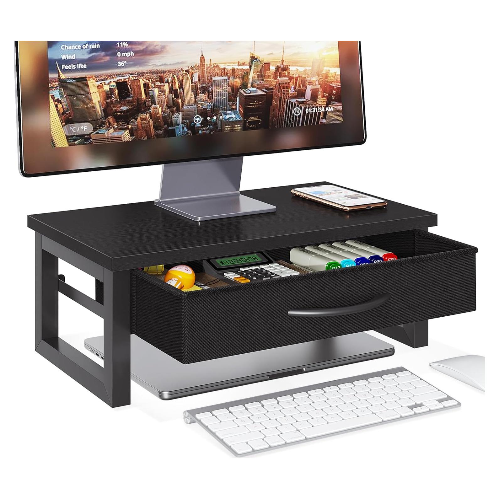 Soporte para Monitor HEWORLIF con Cajón de Almacenamiento 39.9x22.1cm