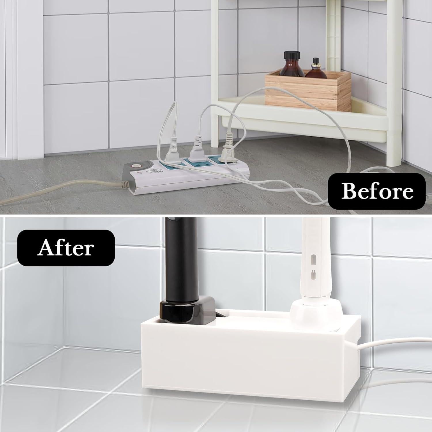 Caja Organizadora de Cables Linkidea para Enchufes y Cargadores