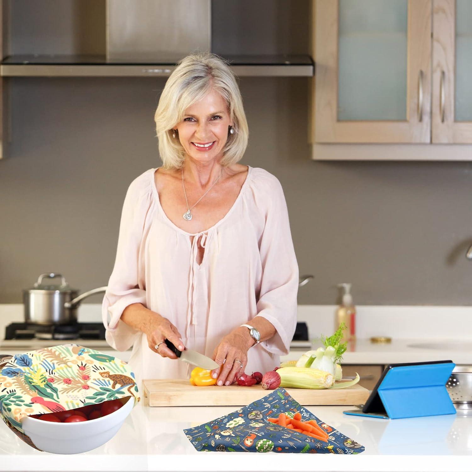 Envolturas de Cera de Abeja Reutilizables BYTTME - 9 Piezas Ecológicas