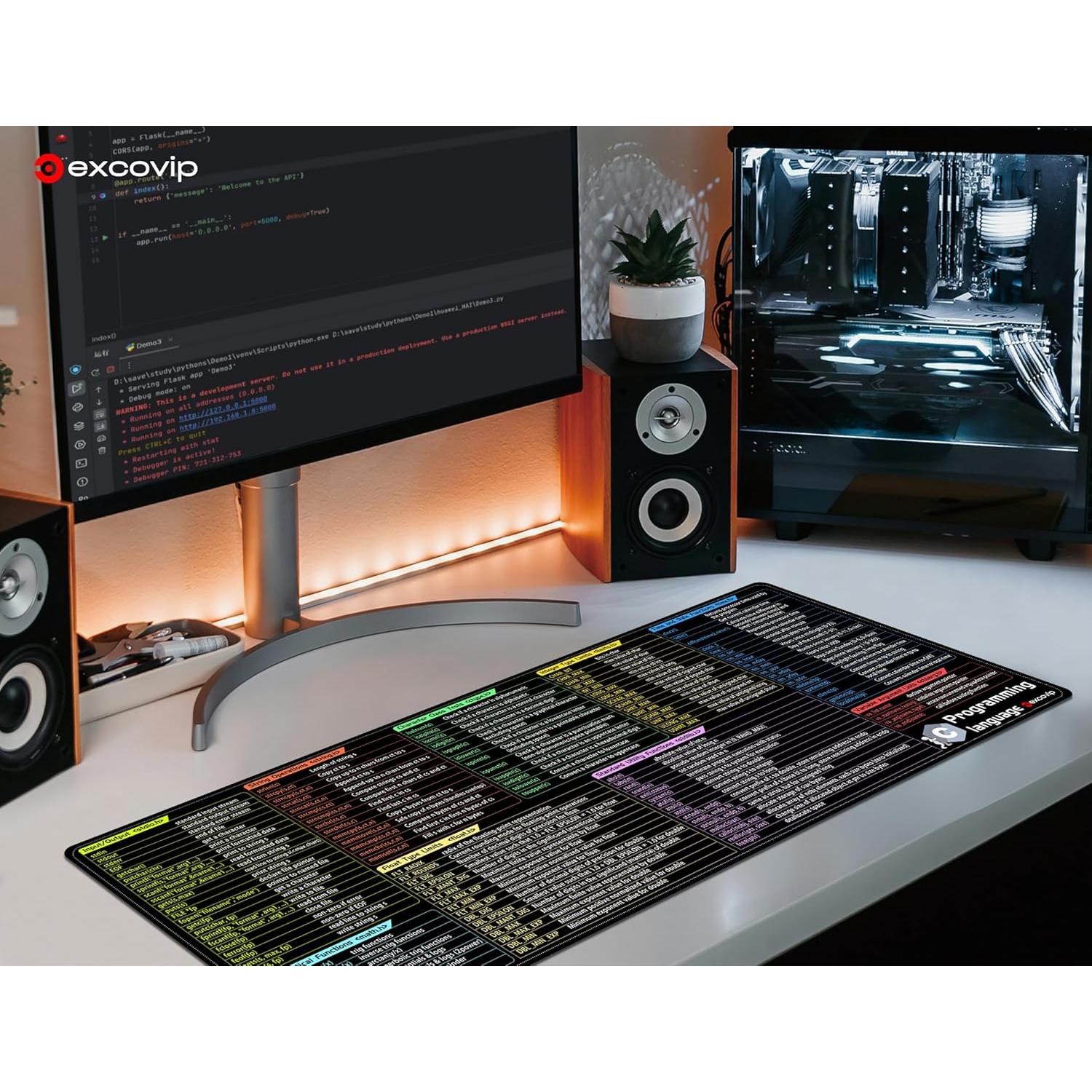 Alfombrilla de Ratón Grande Excovip 80x30 cm Antideslizante