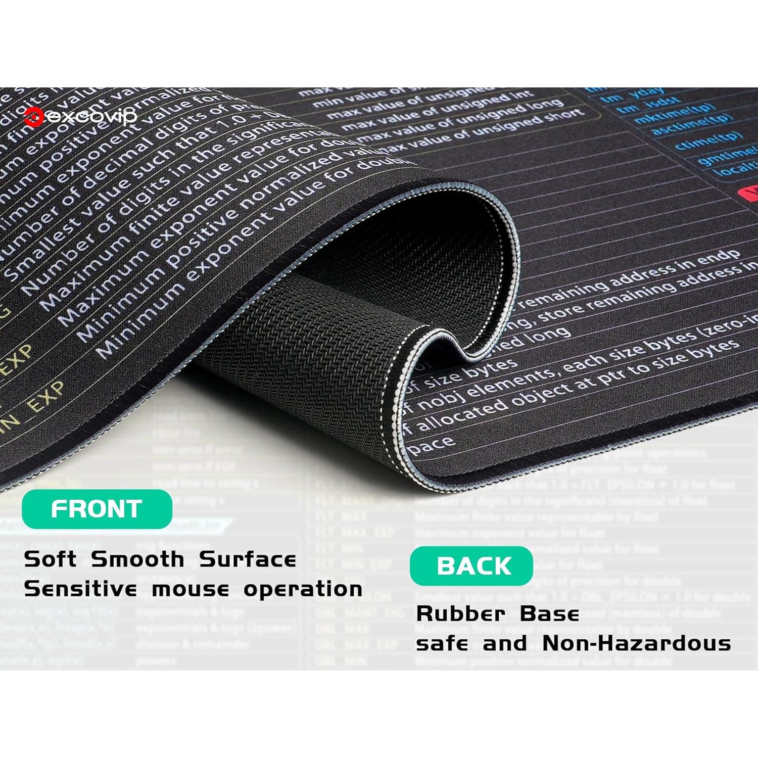 Alfombrilla de Ratón Grande Excovip 80x30 cm Antideslizante
