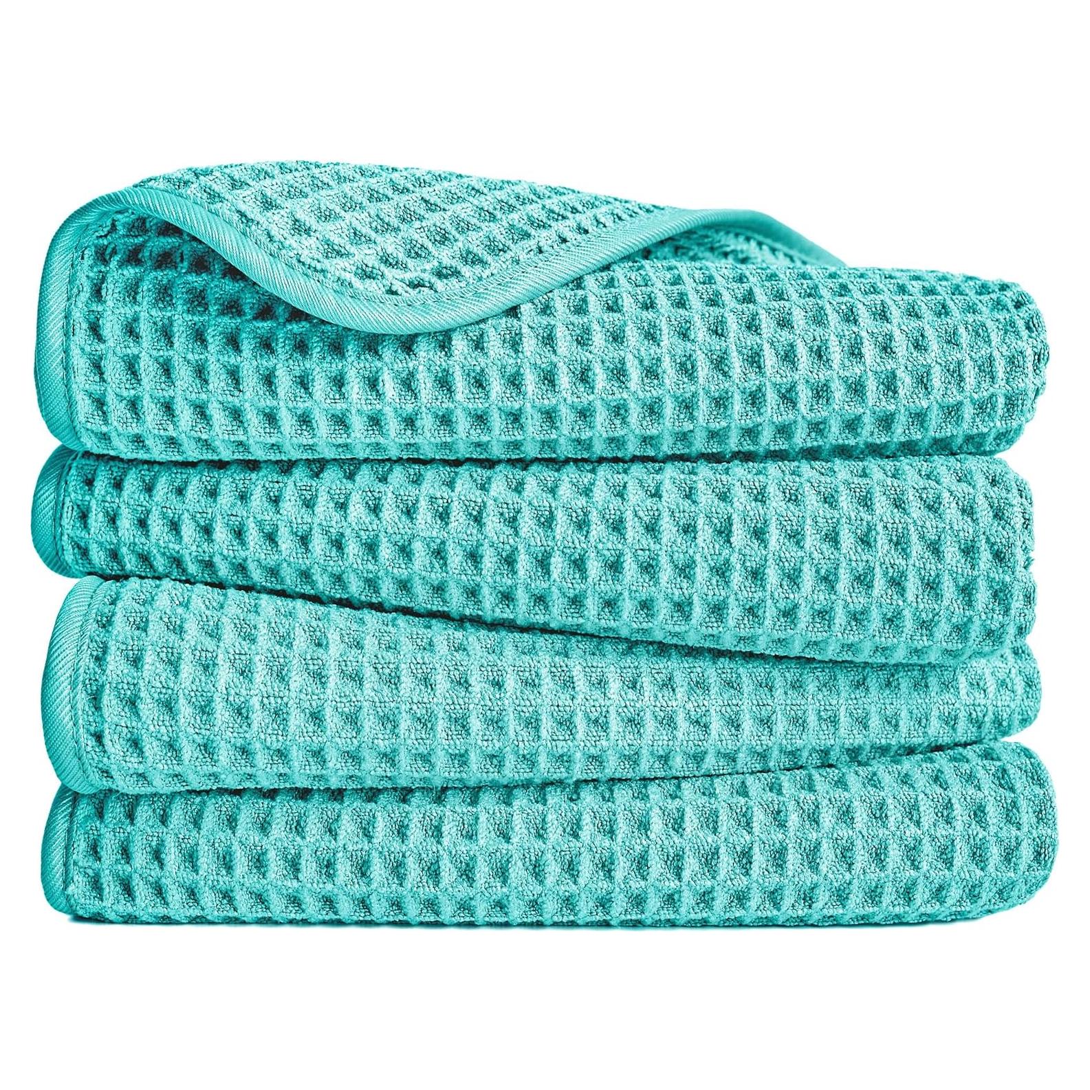 Toalla de Mano Microfibra POLYTE Aqua 4 Unidades 40x76 cm