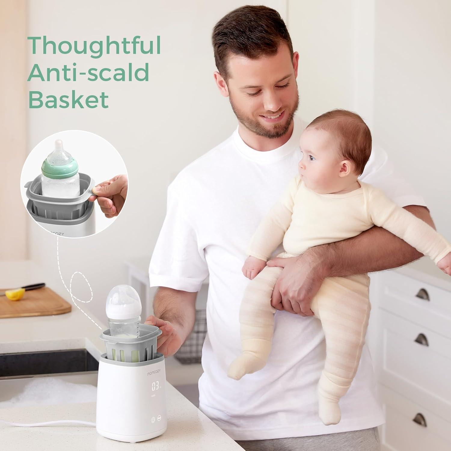 Calentador de Botellas Momcozy Rápido con Temporizador y Apagado Automático