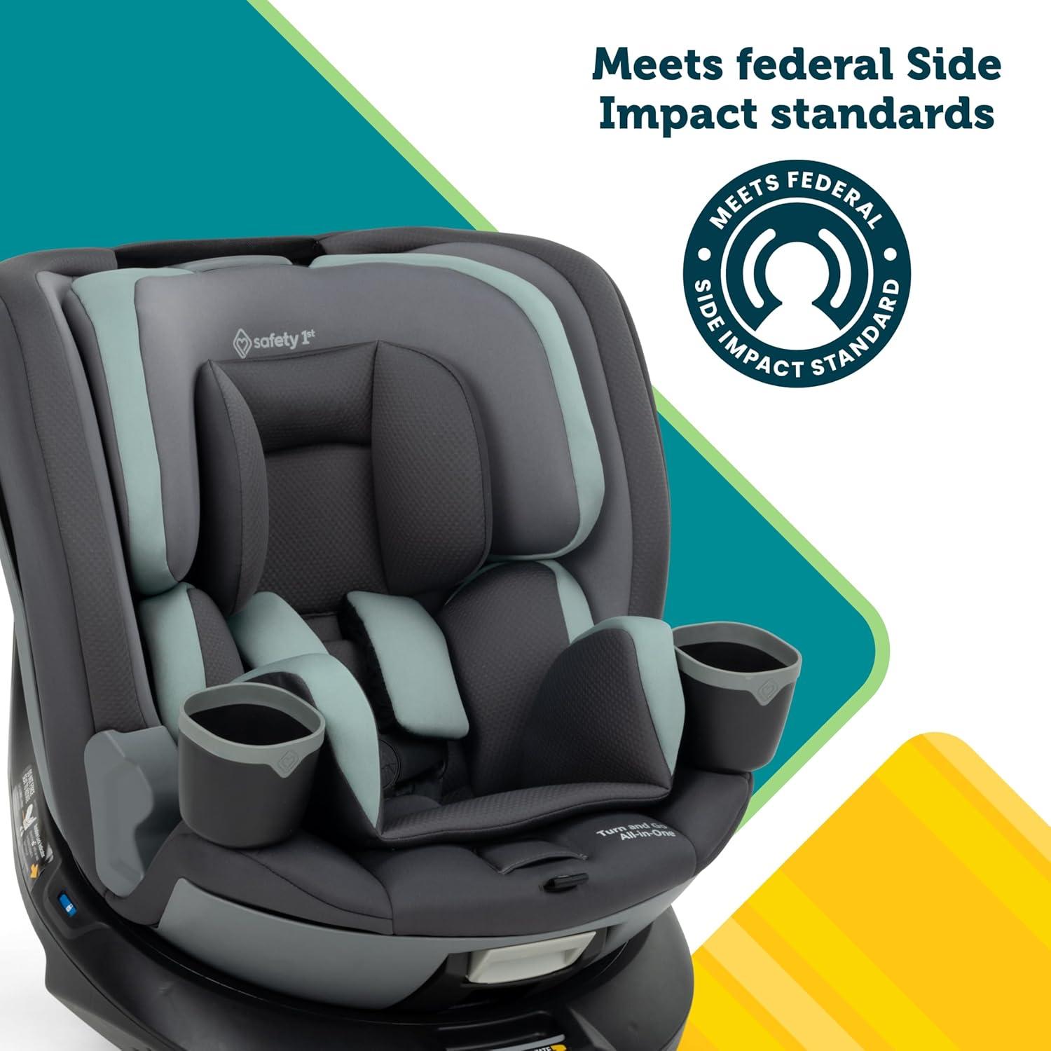 Asiento de auto convertible 360 Safety 1st Turn and Go, 5-100 lbs