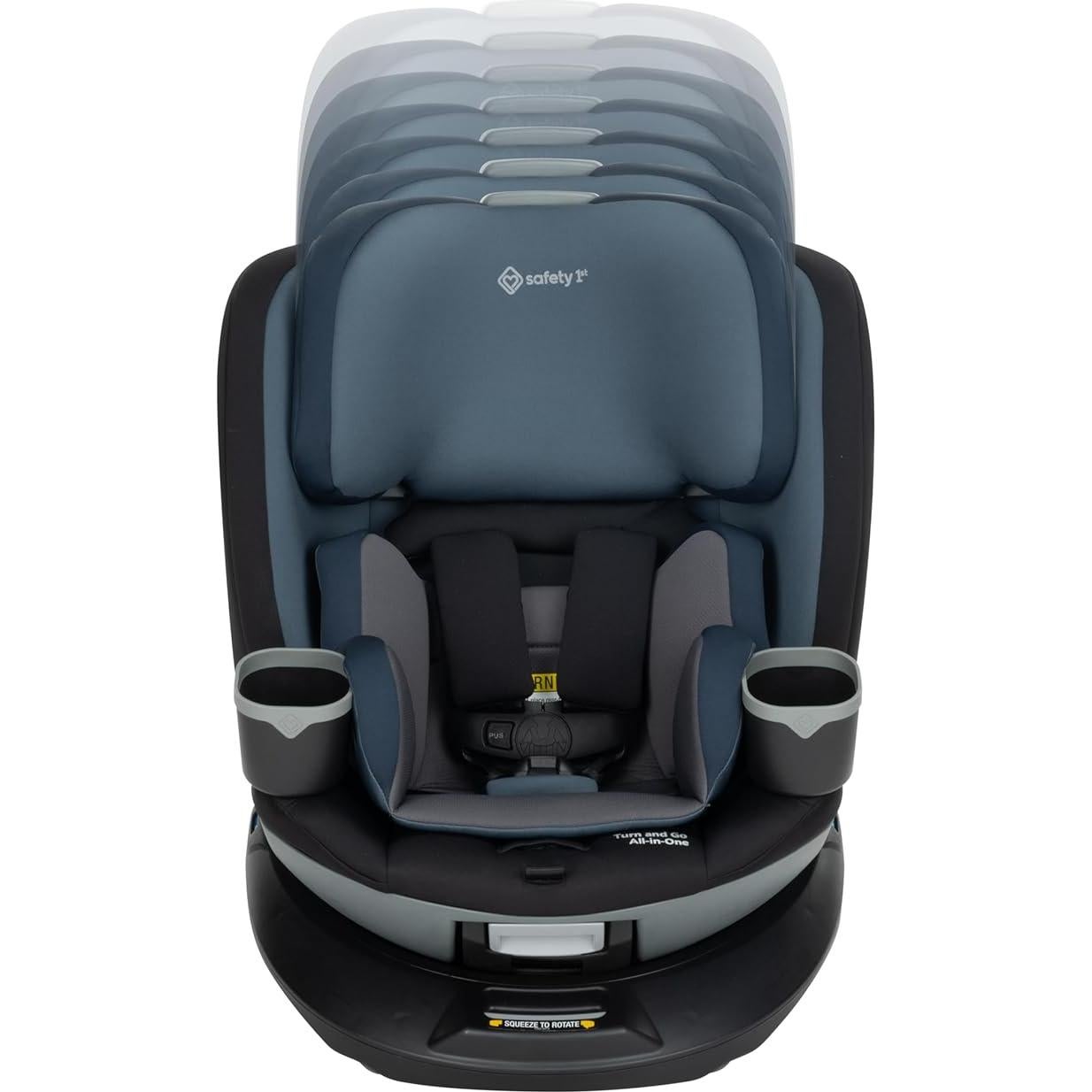 Asiento de auto convertible 360 Safety 1st Turn and Go, 5-100 lbs