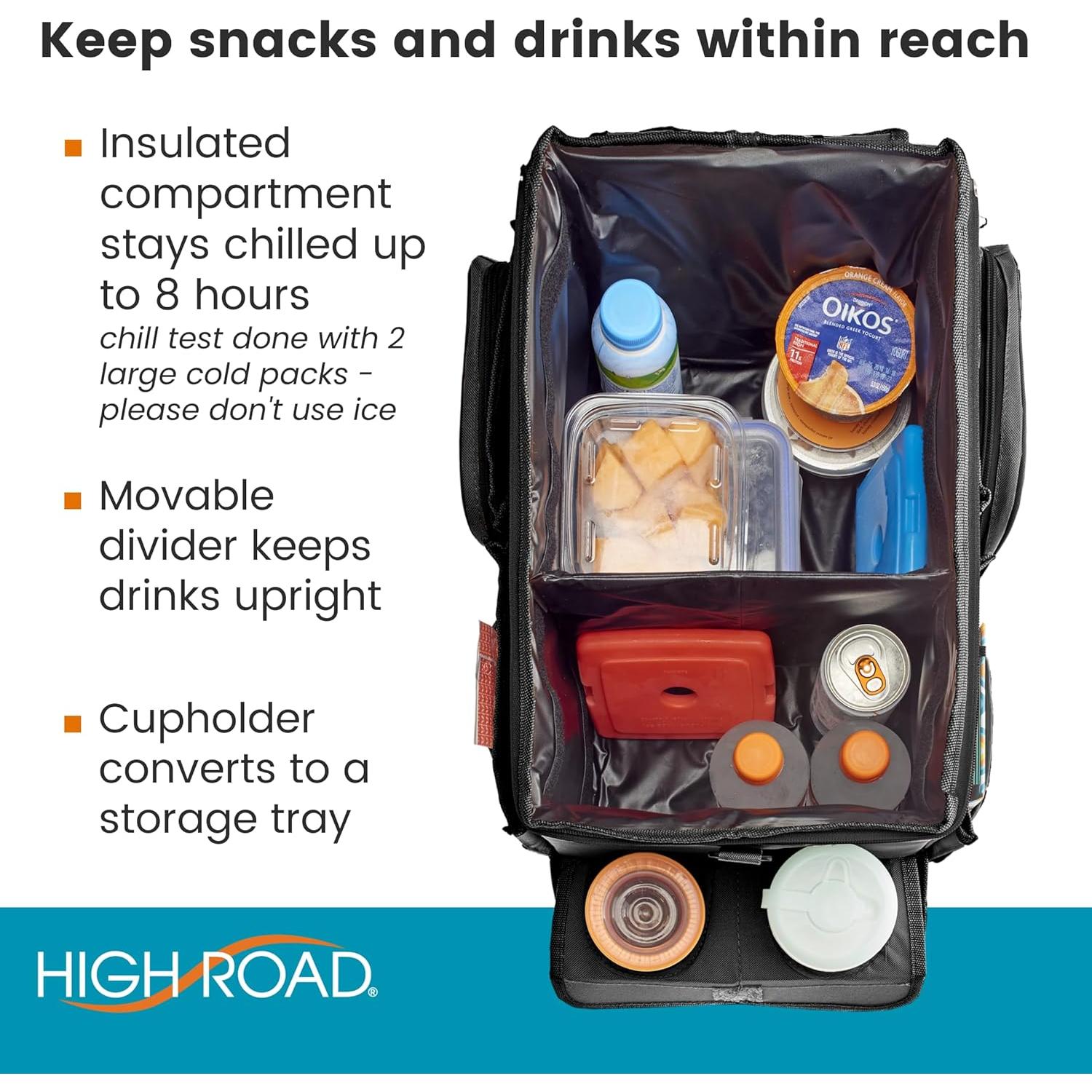 Organizador de Asiento de Coche High Road Grande con Enfriador