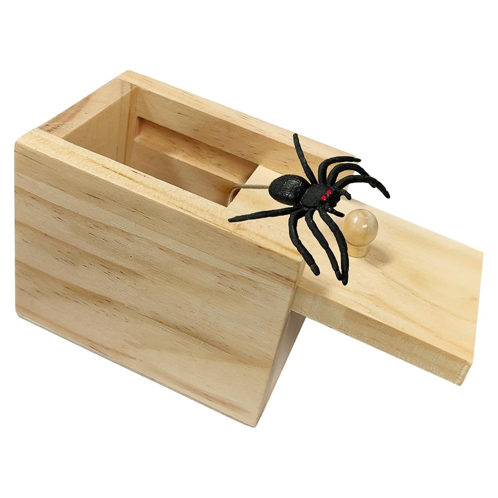 Caja de Broma Araña Juguete Gag Jishi - 6.5x7x9 cm