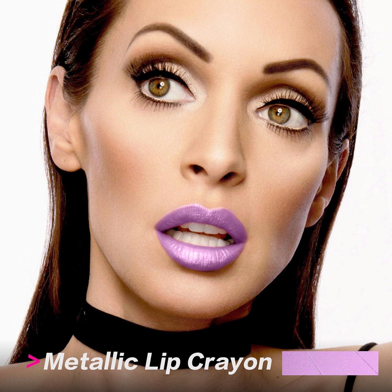 Barra de Labios Metálica FOCALLURE #20 Lavanda, Larga Duración