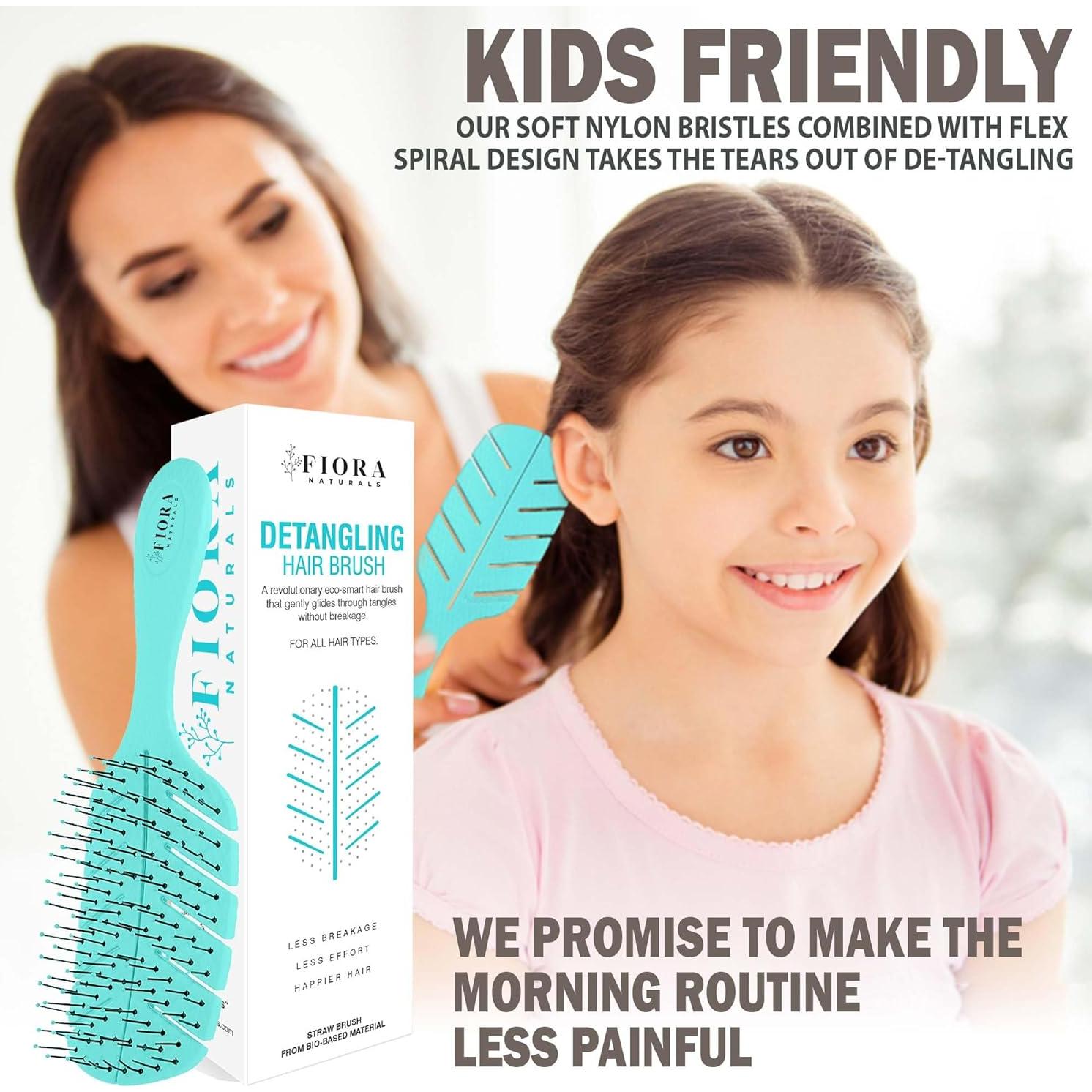 Cepillo Desenredante Ecológico Fiora Naturals - 100g