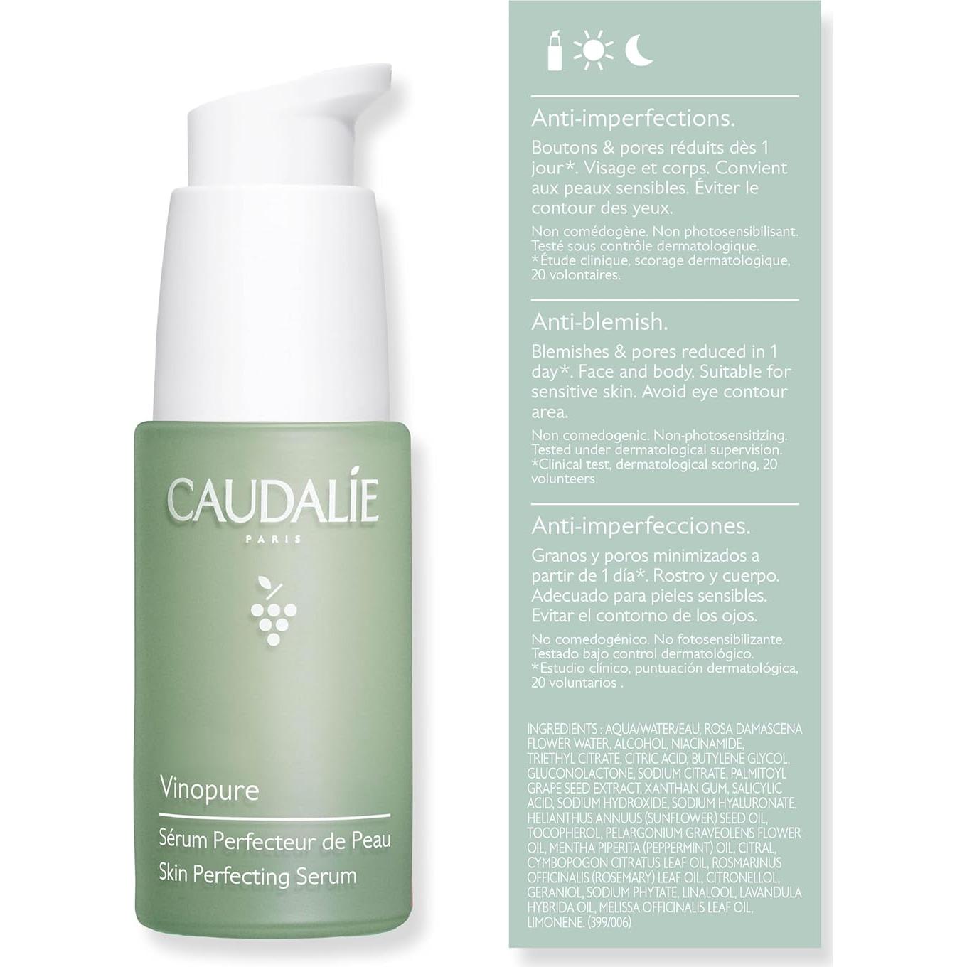 Suero Vinopure Caudalie 30 mL - Ácido Salicílico y Niacinamida