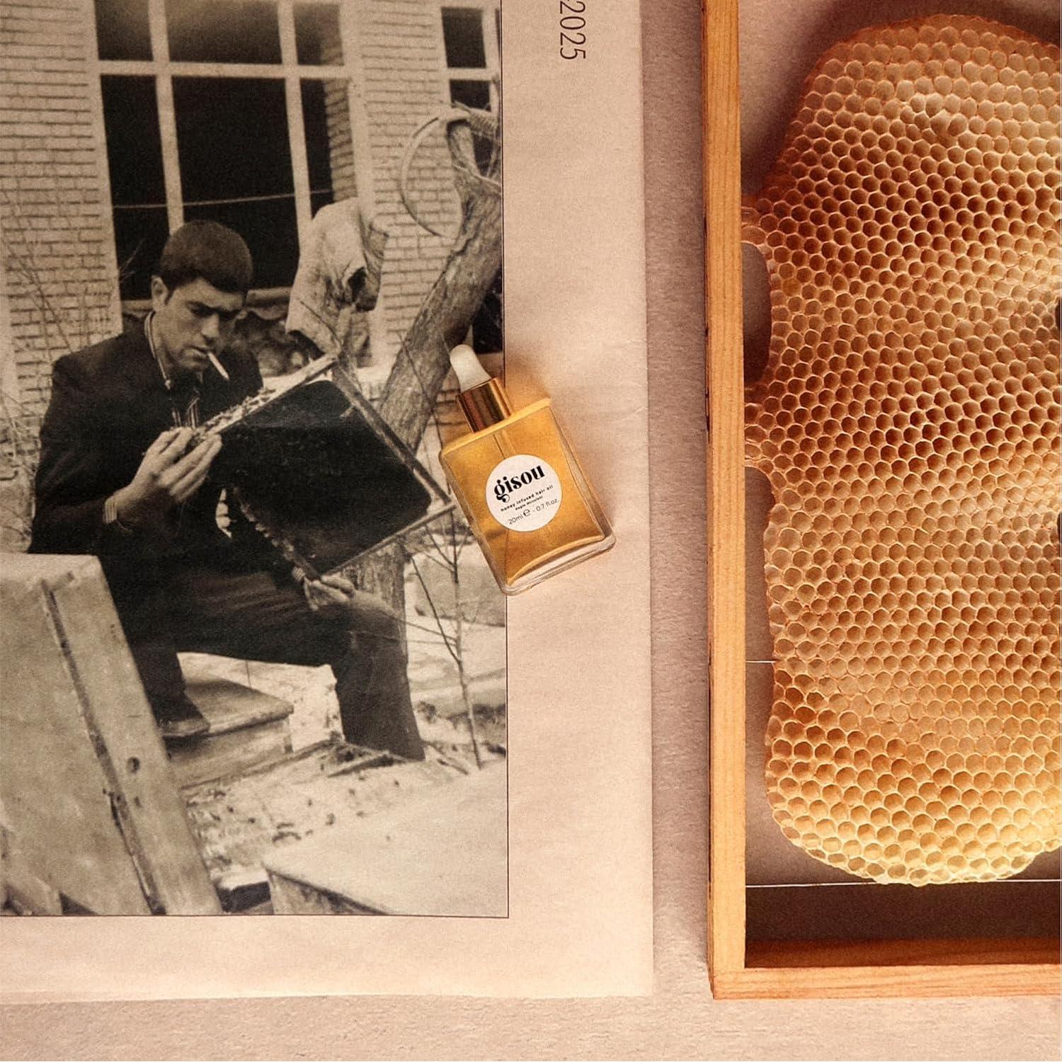 Aceite para el Cabello Gisou 20ml con Miel y Aceites Botánicos