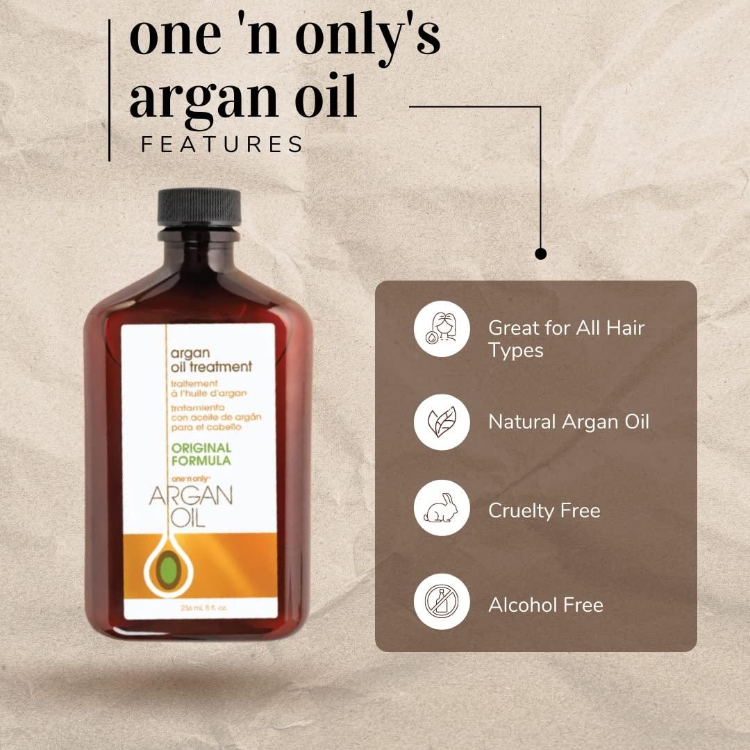 Aceite de Argán One n Only 96.39 ml - Hidratante y Antifrizz
