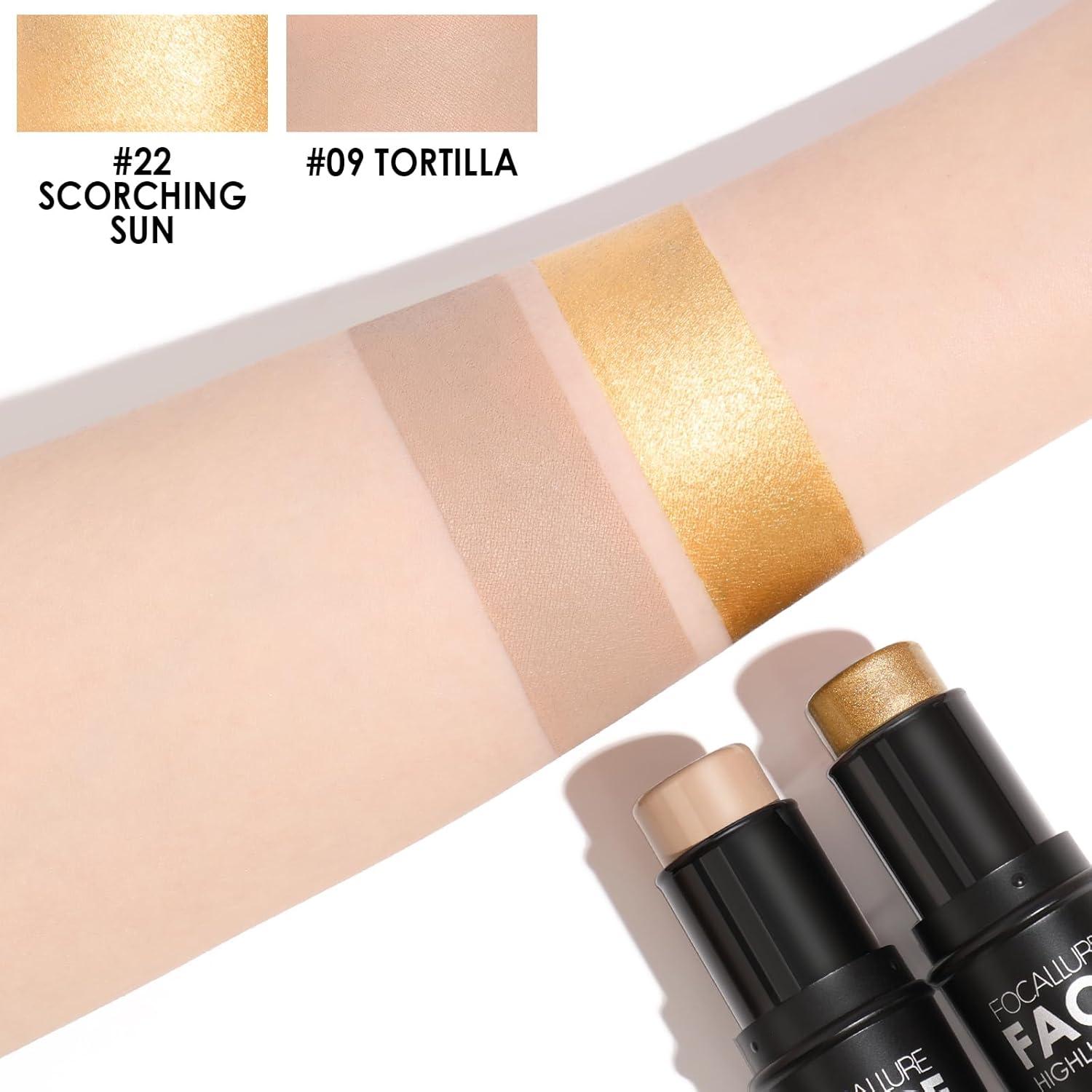 Lápiz Contorno FOCALLURE 2 Pcs Hidratante 22+09