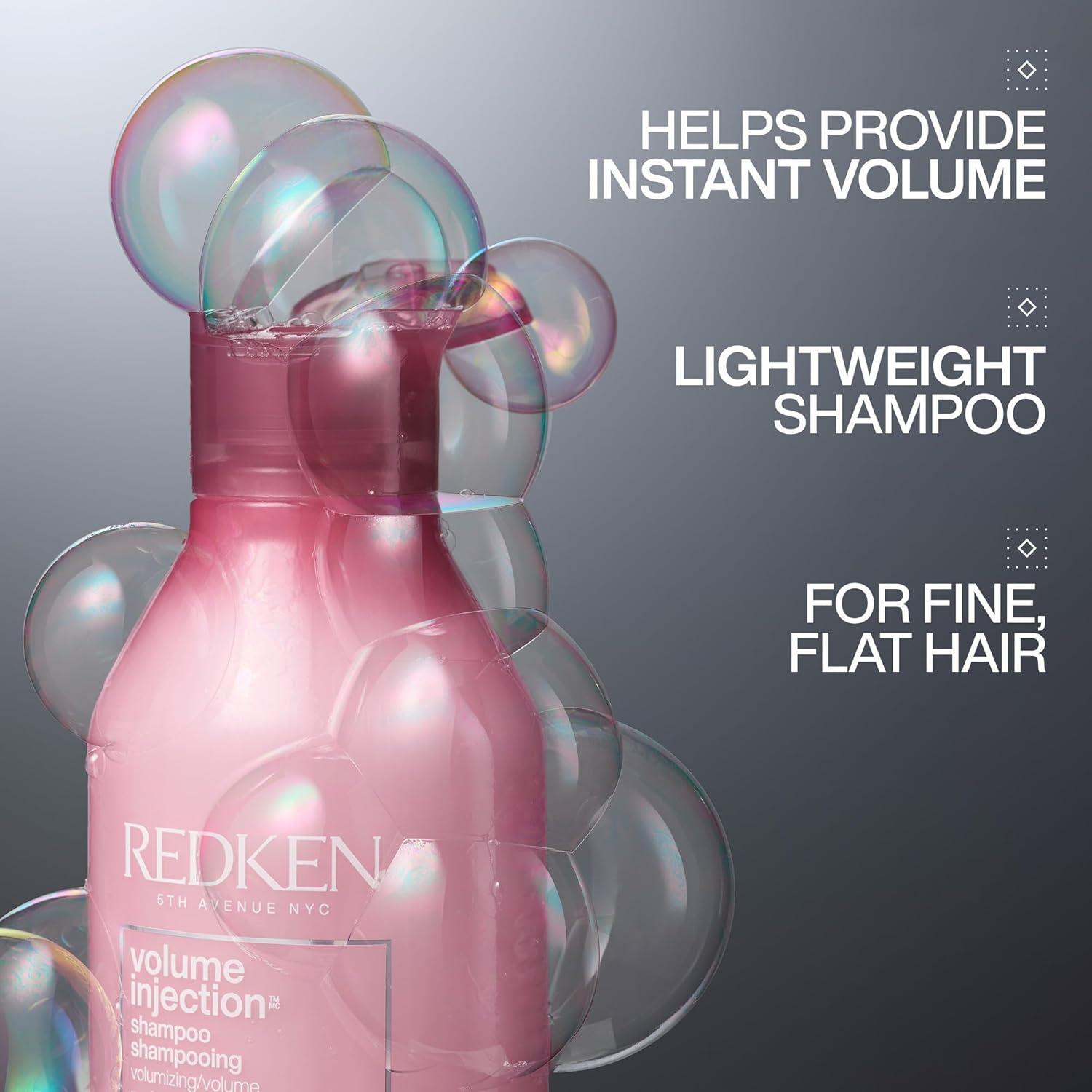 Champú Redken Volume Injection 340ml - Voluminizador Cabello Fino
