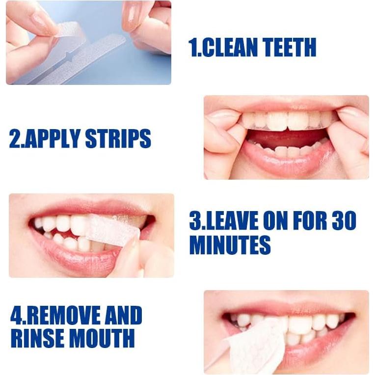 Tiras Blanqueadoras de Dientes OHOO - 14 Tiras Menta