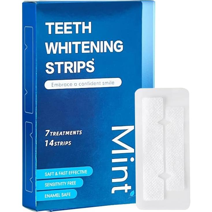Tiras Blanqueadoras de Dientes OHOO - 14 Tiras Menta