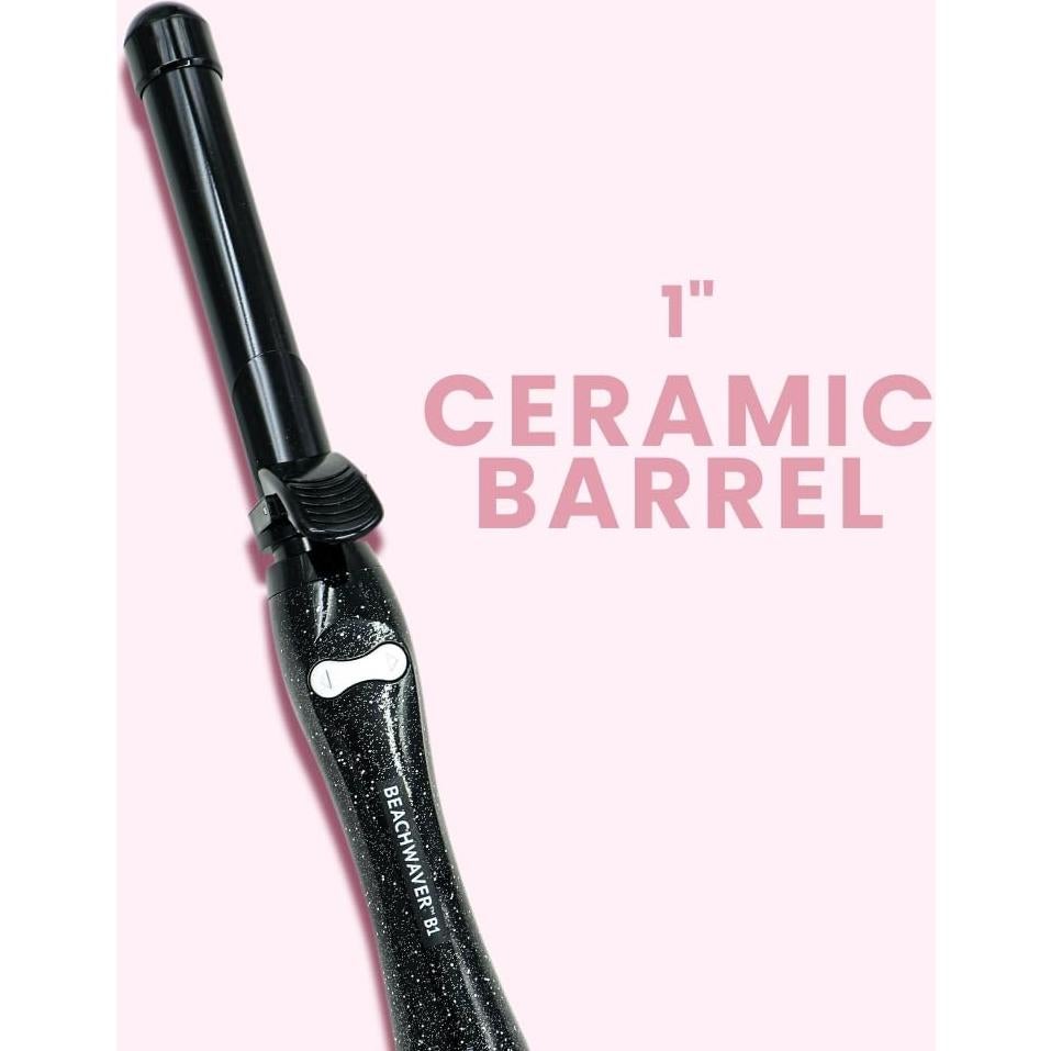 Beachwaver B-Series Rizador de Cabello 1" Brillo Negro