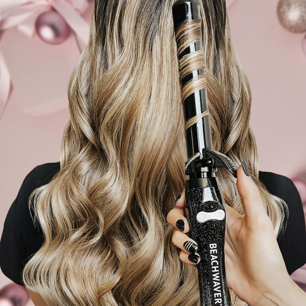 Beachwaver B-Series Rizador de Cabello 1" Brillo Negro