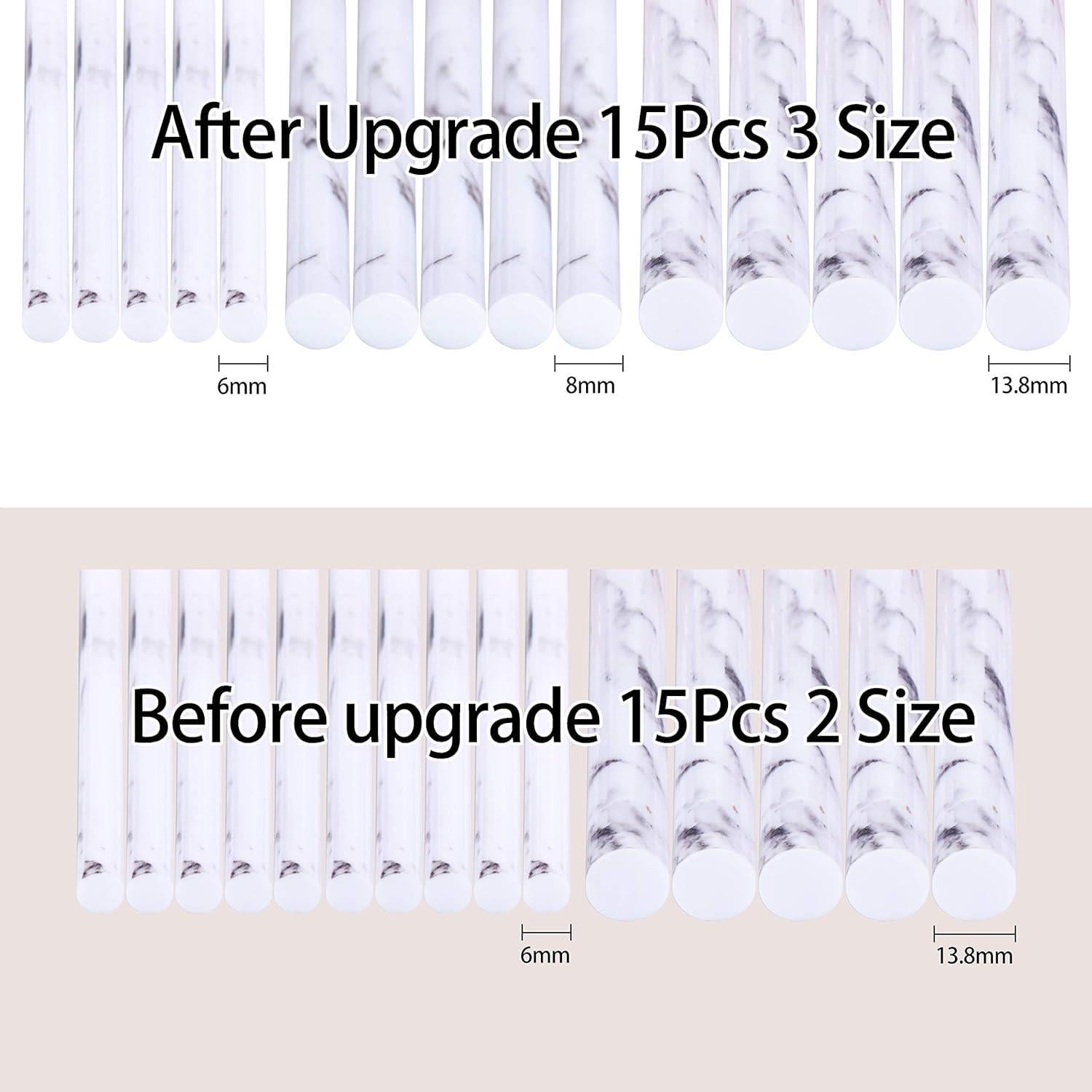 Conjunto de Brochas de Maquillaje DUAIU 15 Piezas Profesional