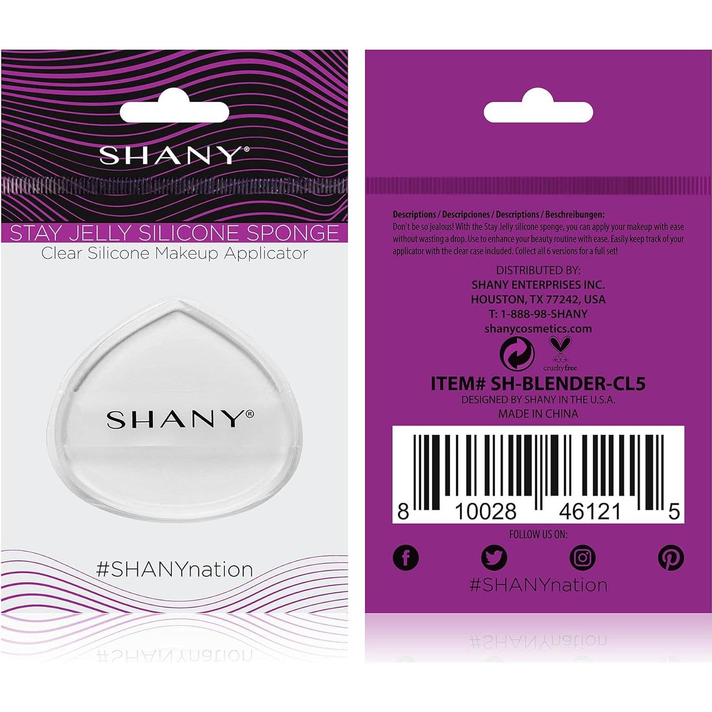Esponja de Silicona Jelly Stay SHANY - Transparente 5.3 cm