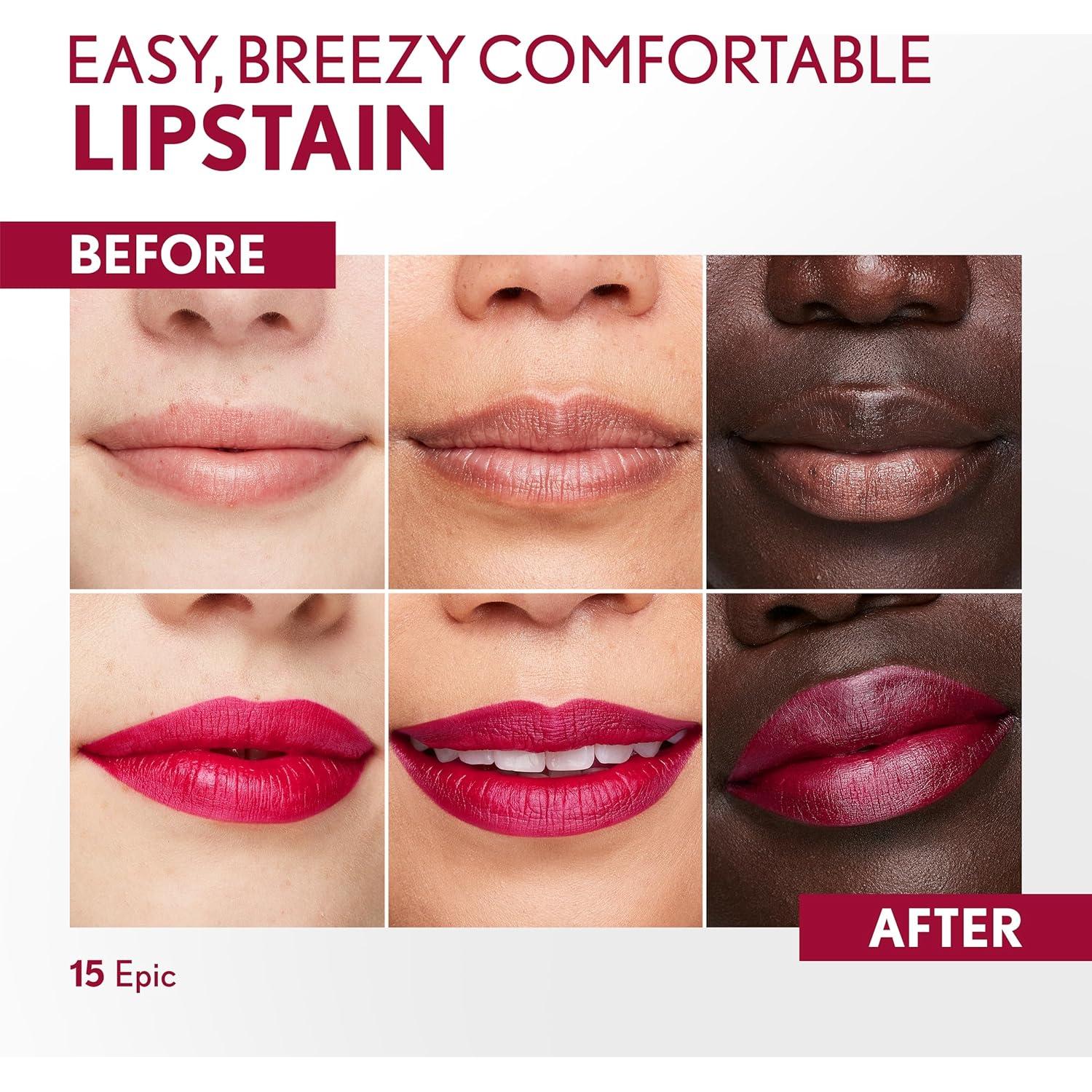 Lipstain Outlast Covergirl - 2 Tonos 15 Épico y 65 Natural