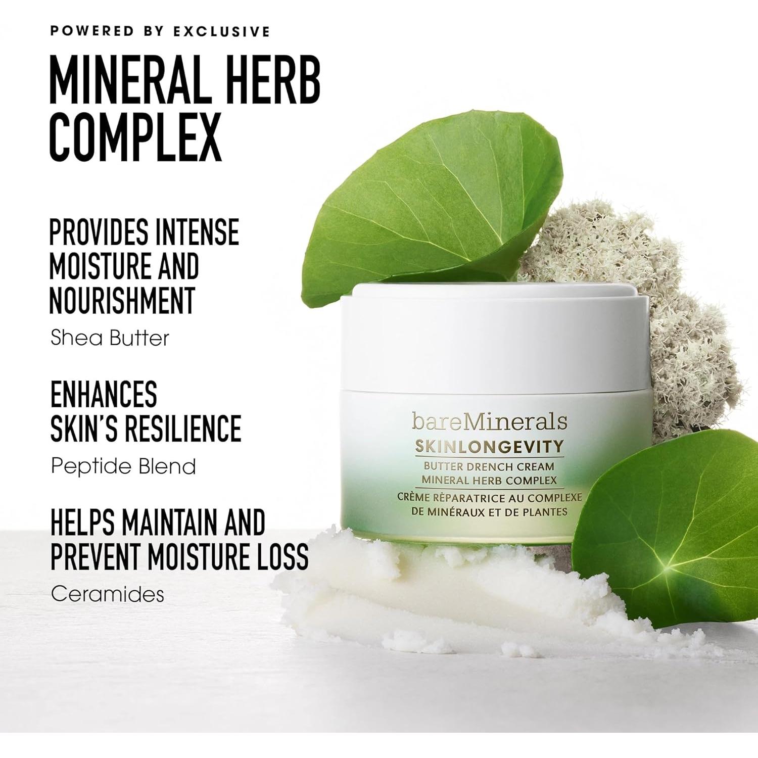 Crema Facial Hidratante BareMinerals Butter Drench 259g