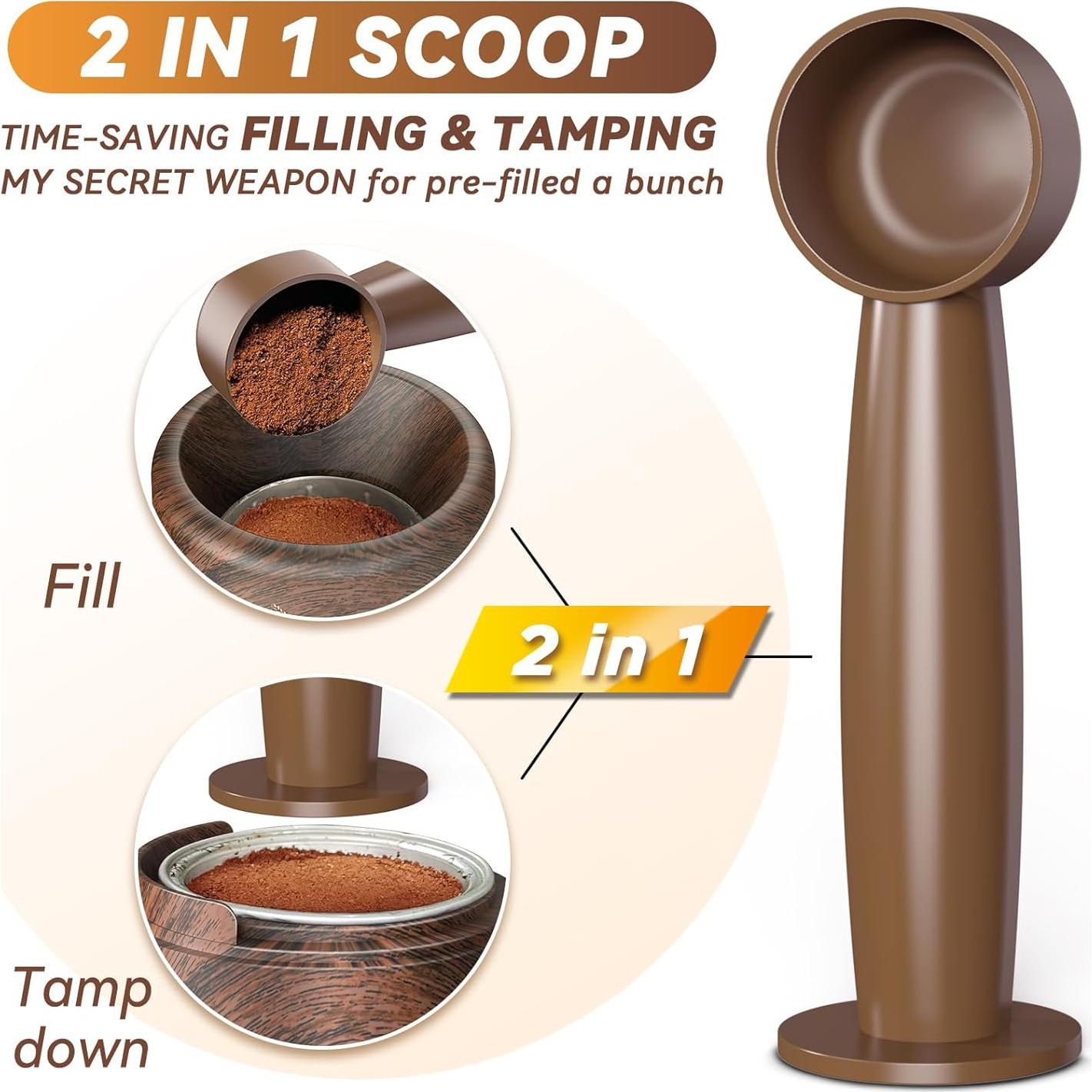 Kit de Recarga Reutilizable de Cápsulas Nespresso Vertuo - 100 Tapas