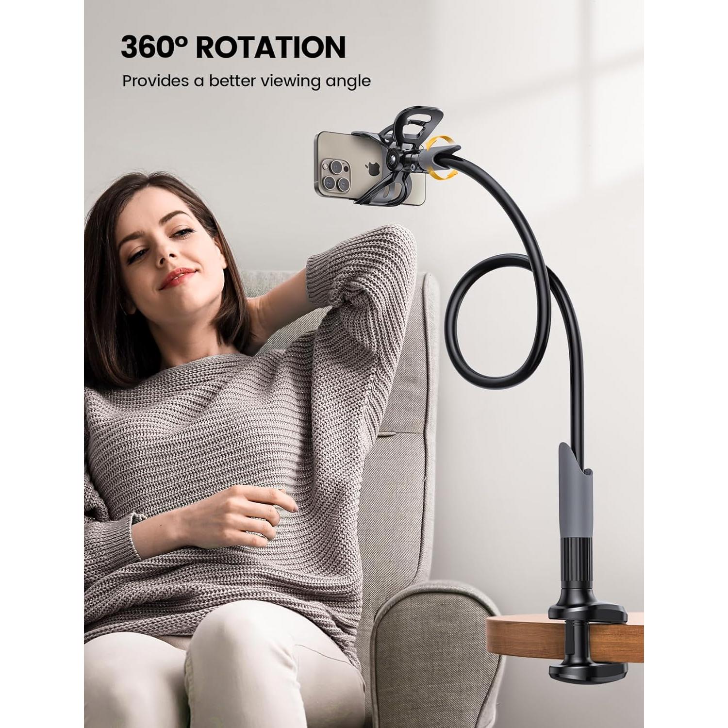 Soporte para teléfono Lamicall LS05-CA-B cuello de ganso