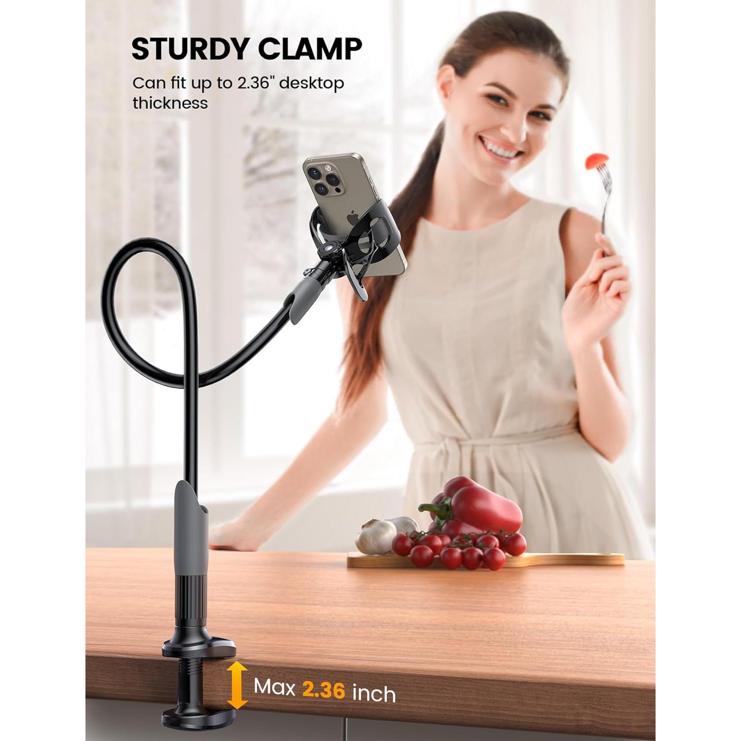 Soporte para teléfono Lamicall LS05-CA-B cuello de ganso