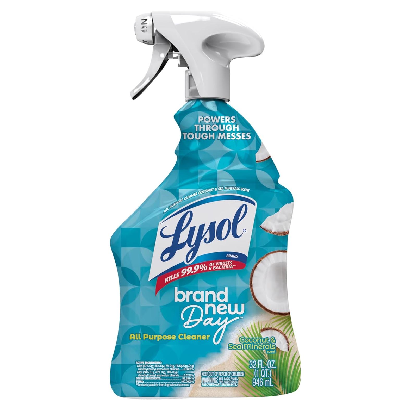 Lysol Limpiador Multiusos Spray 946ml Coco y Minerales del Mar