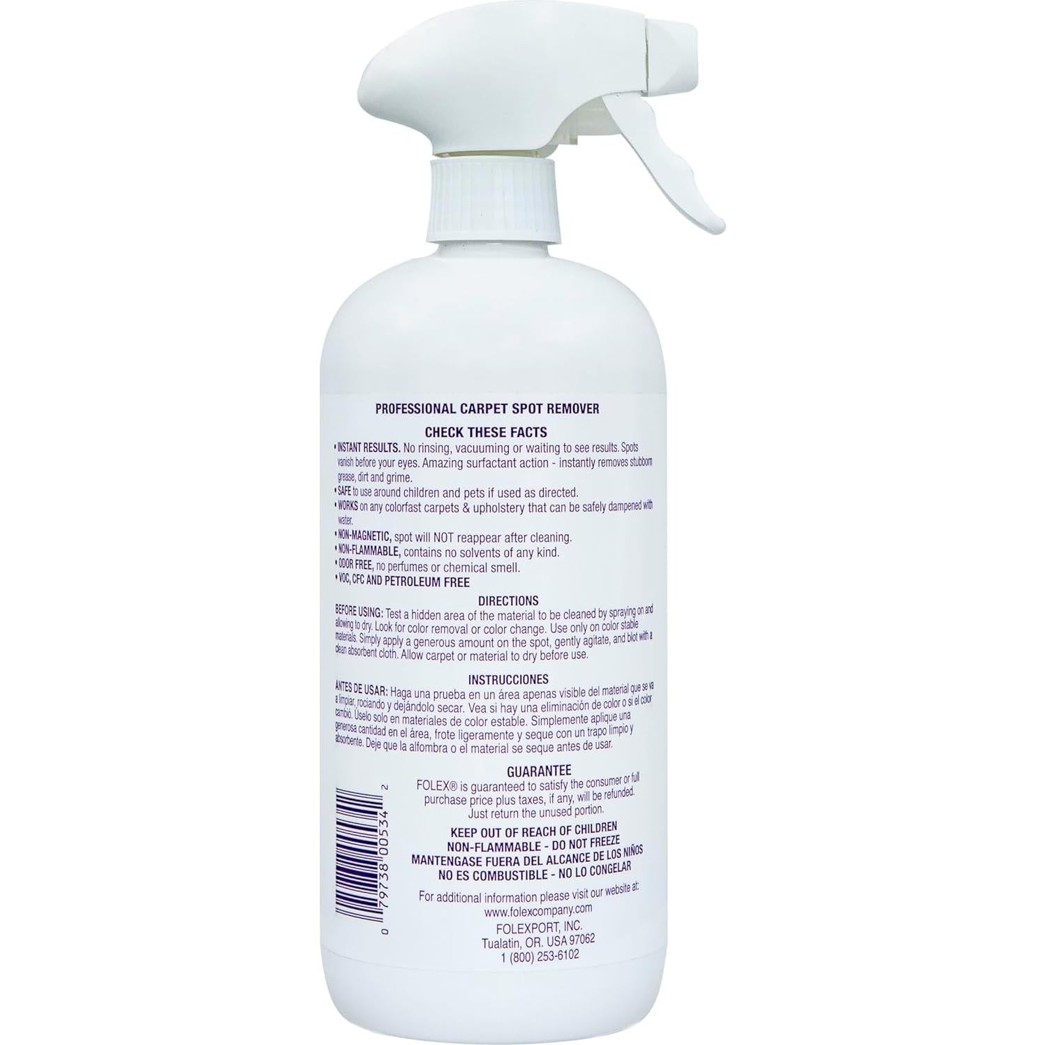 Limpiador de Manchas para Alfombras FOLEX 1008 ml Profesional