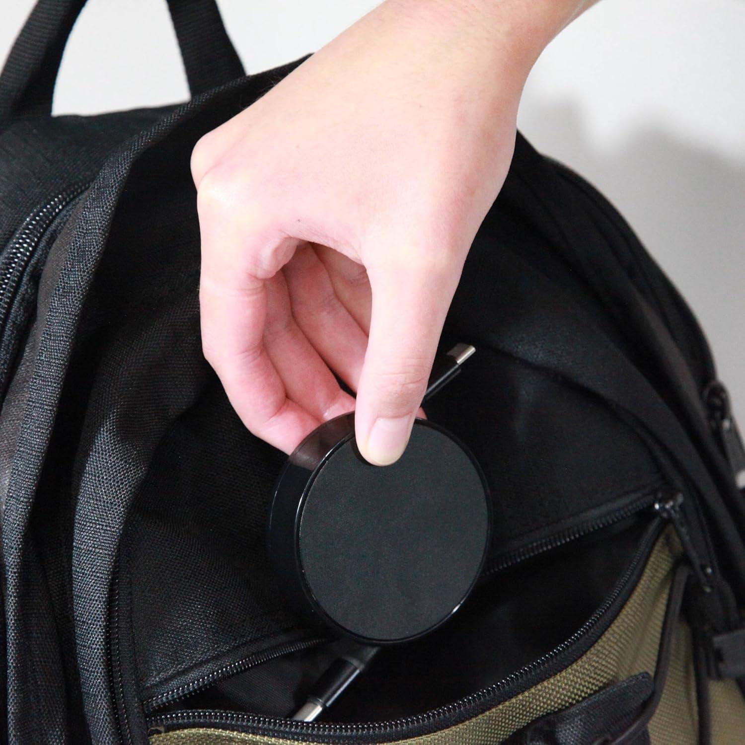 Cable Retráctil BoxWave USB Tipo-C 240W - Negro