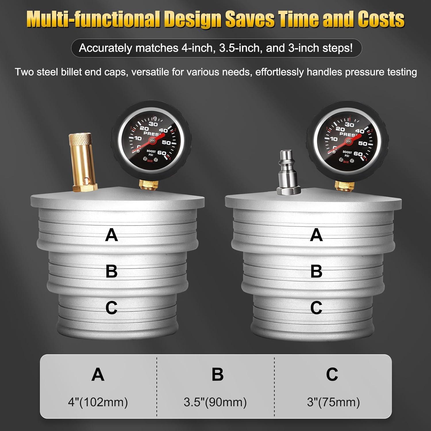 Probador de Fugas de Carga de Aire Betollo 150 PSI 3 tamaños