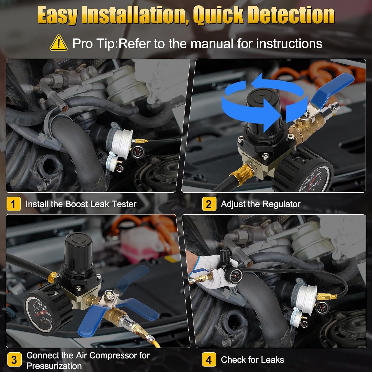 Probador de Fugas de Carga de Aire Betollo 150 PSI 3 tamaños