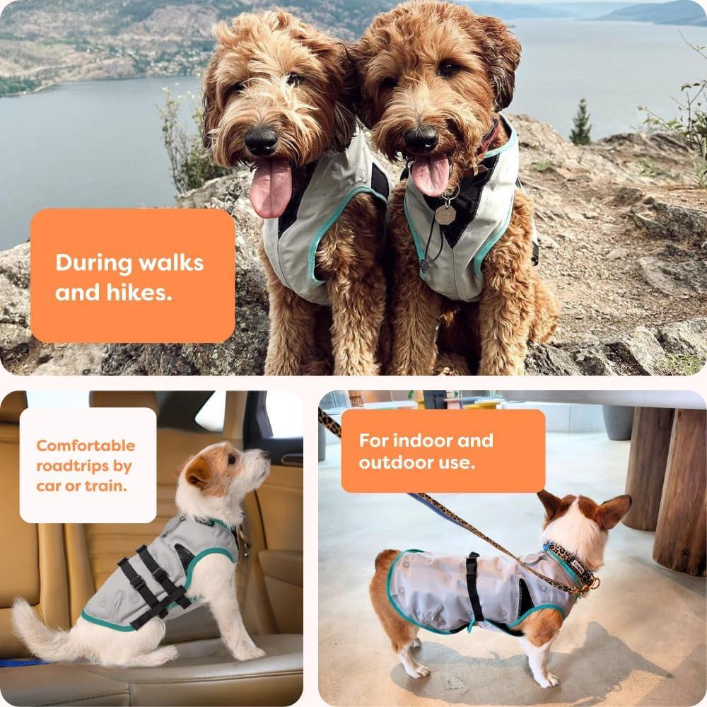 Chaleco Enfriador Suitical para Perros | Talla S | Plata