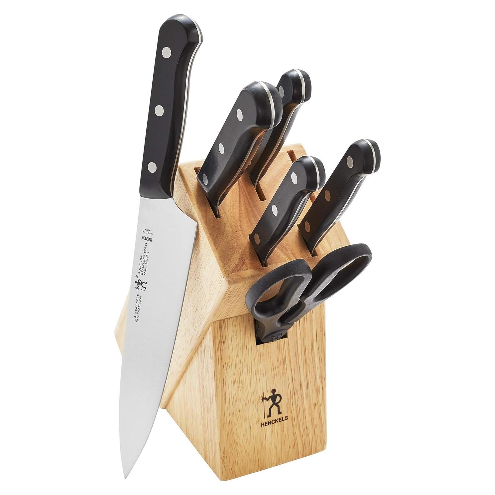 Juego de Cuchillos Henckels Solución 7 Piezas Acero Inoxidable