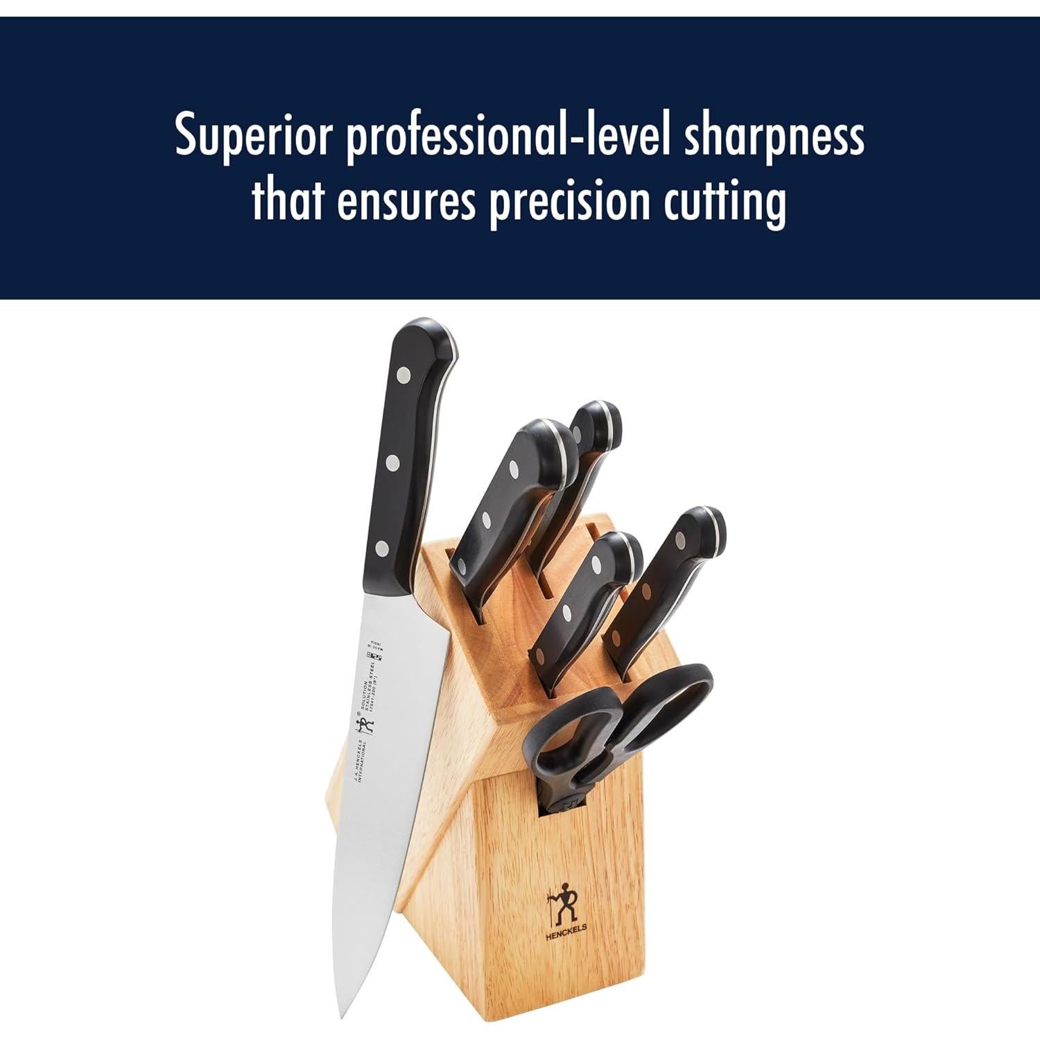 Juego de Cuchillos Henckels Solución 7 Piezas Acero Inoxidable