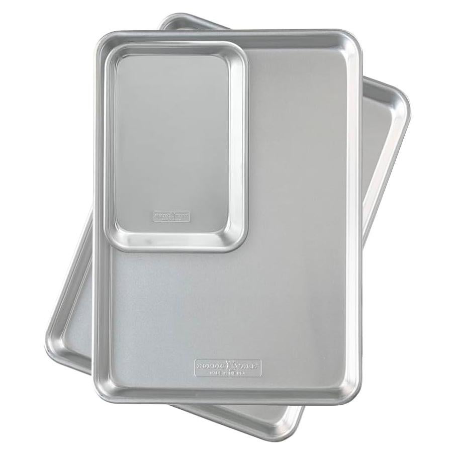 Juego de Bandejas de Hornear Nordic Ware 3 Piezas Aluminio