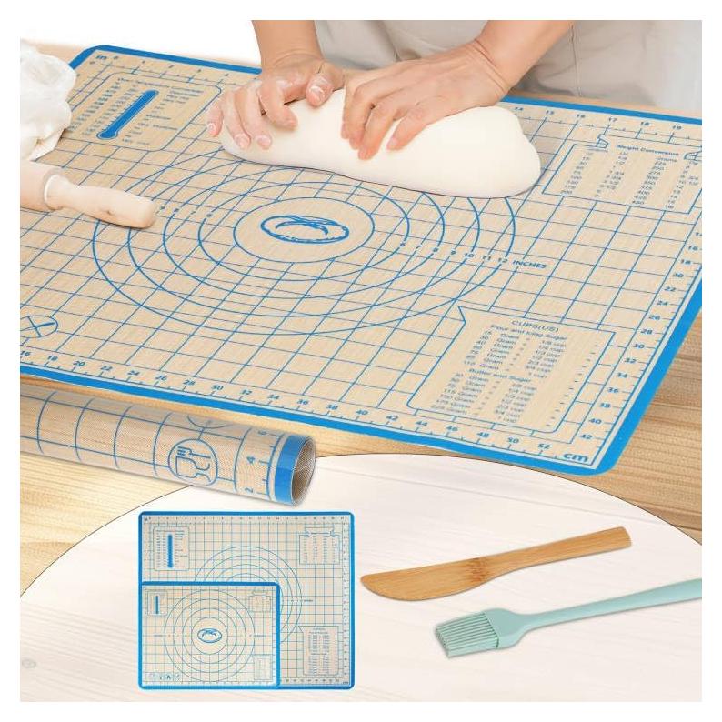 Alfombrilla de Silicona Hillmony 71.1x50.8cm y 40.6x30.5cm Azul