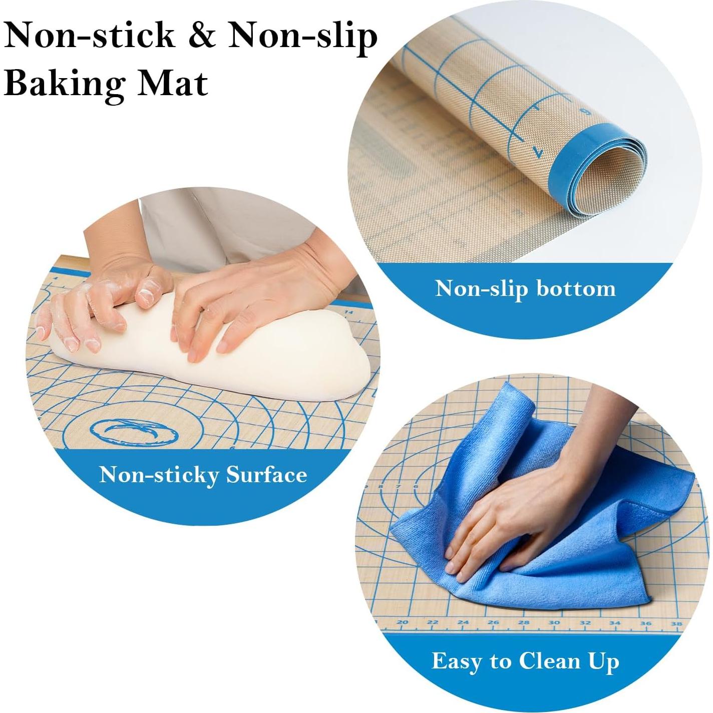 Alfombrilla de Silicona Hillmony 71.1x50.8cm y 40.6x30.5cm Azul