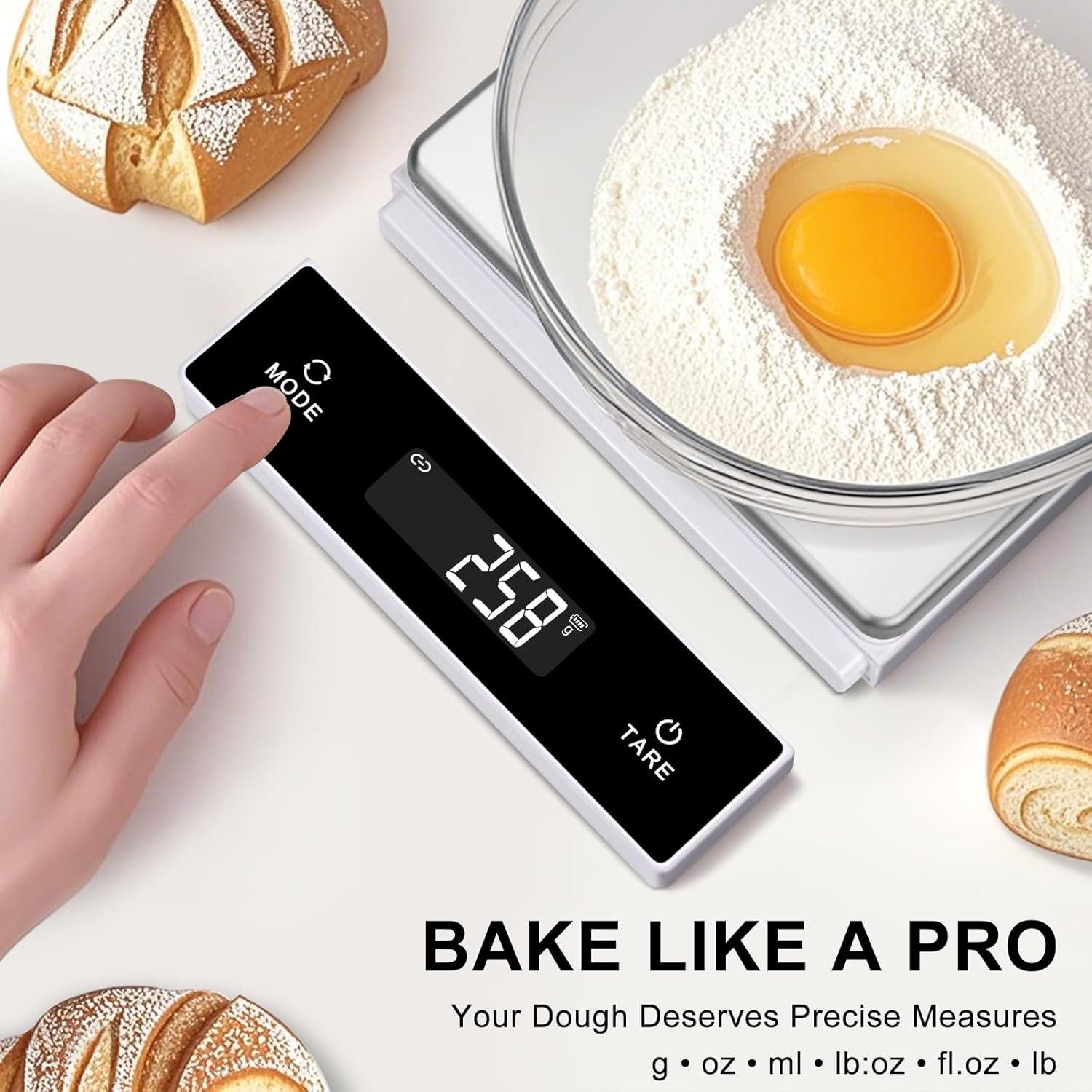 Balanza de Cocina Digital THINKSCALE 5kg Acero Inoxidable USB