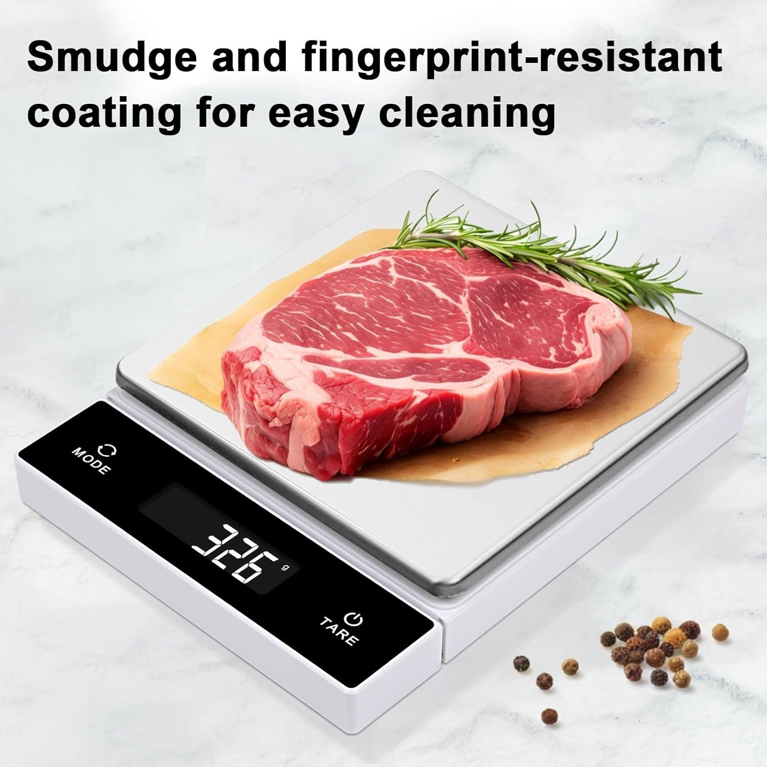 Balanza de Cocina Digital THINKSCALE 5kg Acero Inoxidable USB
