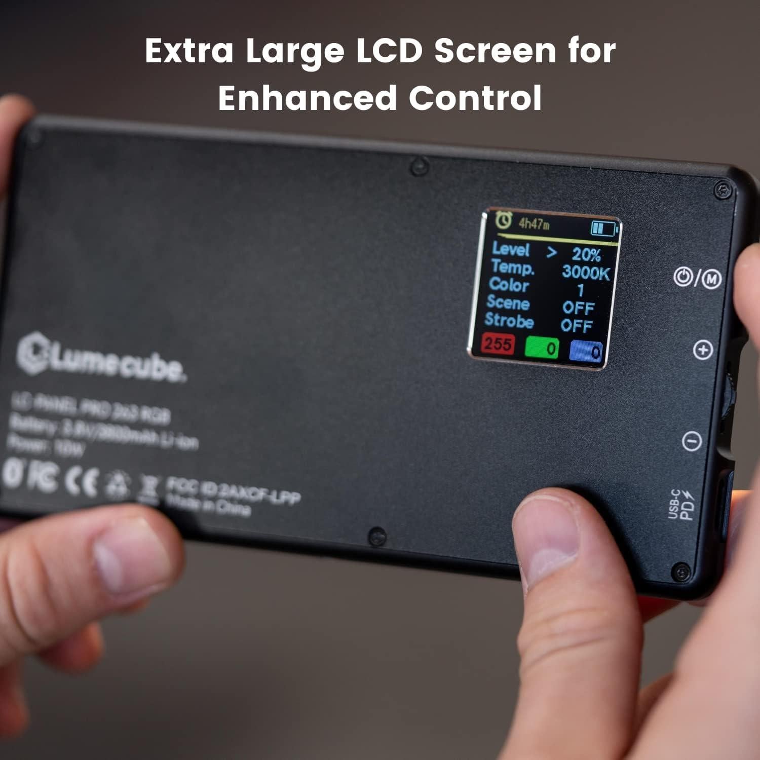 Lume Cube RGB Panel Pro 2.0 - Luz LED para Fotografía y Video