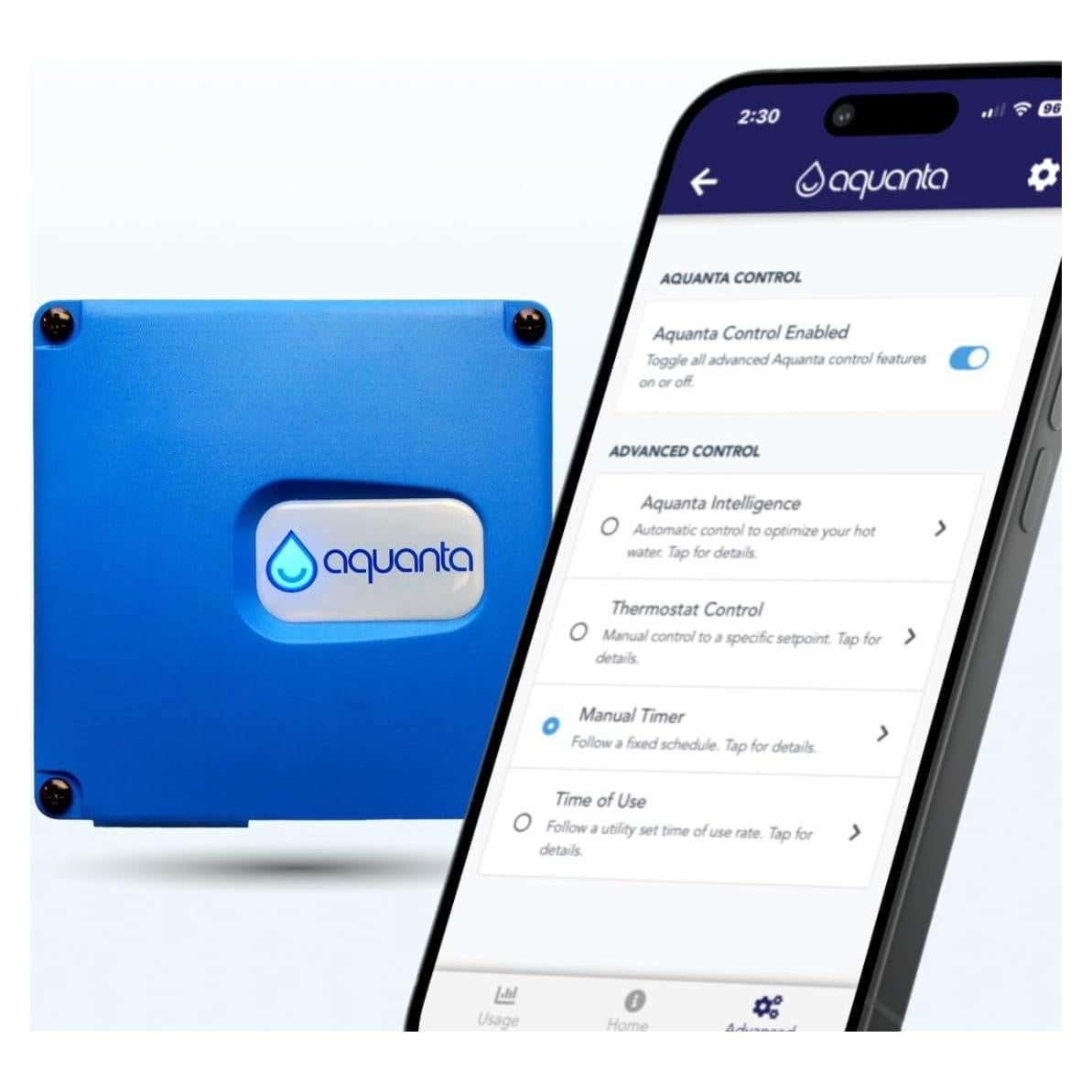 Temporizador Digital Aquanta E300 para Calentador Eléctrico