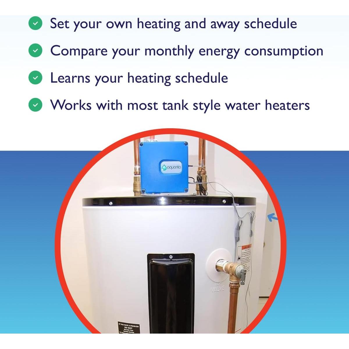 Temporizador Digital Aquanta E300 para Calentador Eléctrico