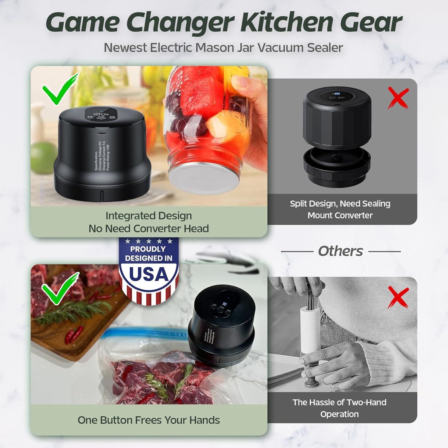 Sellador al vacío automático Presentatic para frascos 2024