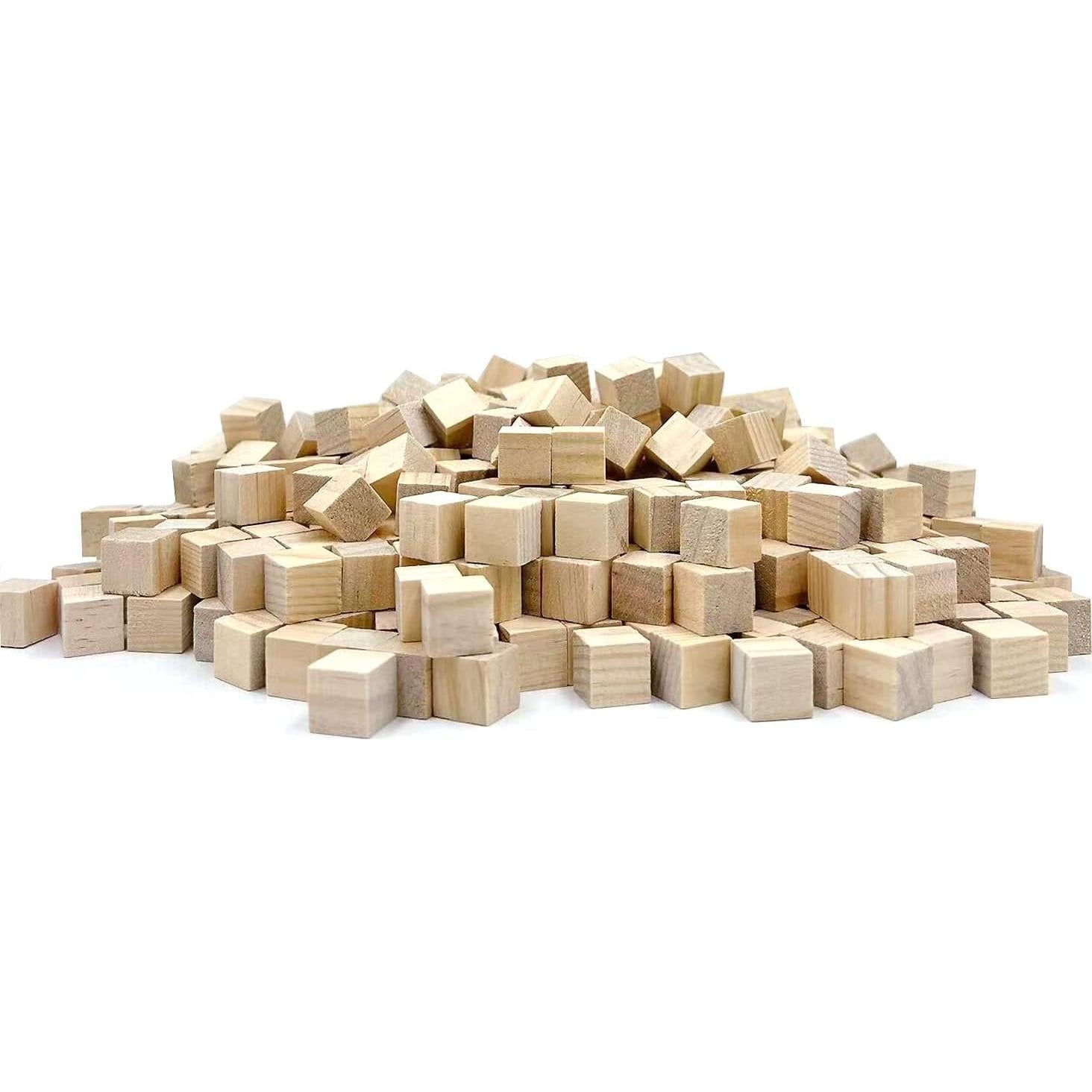 Bloques de Madera SIWUCHYE 1.27 cm para Manualidades - 180 Piezas