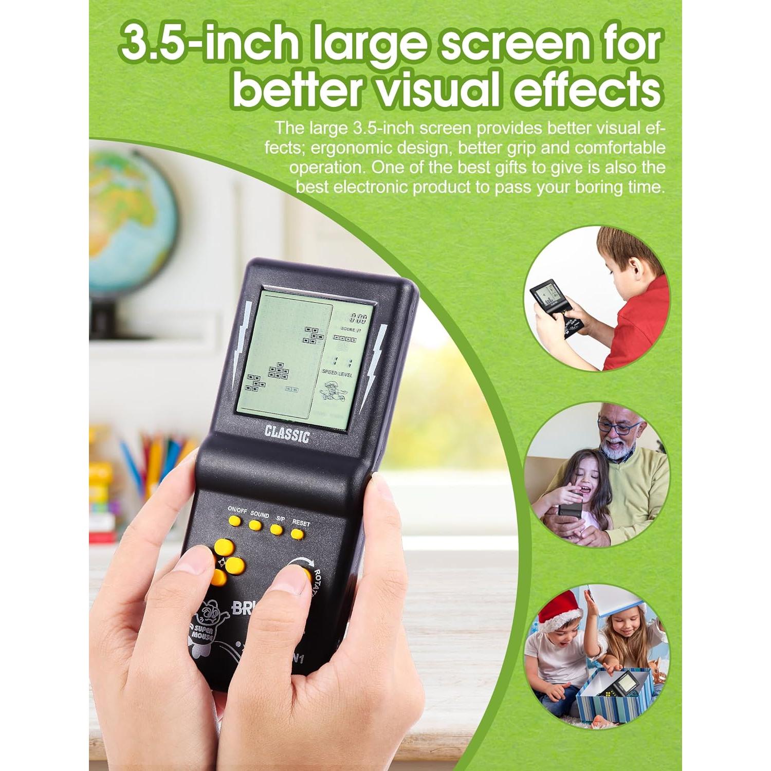 Consola de Juegos Retro HLF 3.5" LCD 23 Juegos Clásicos