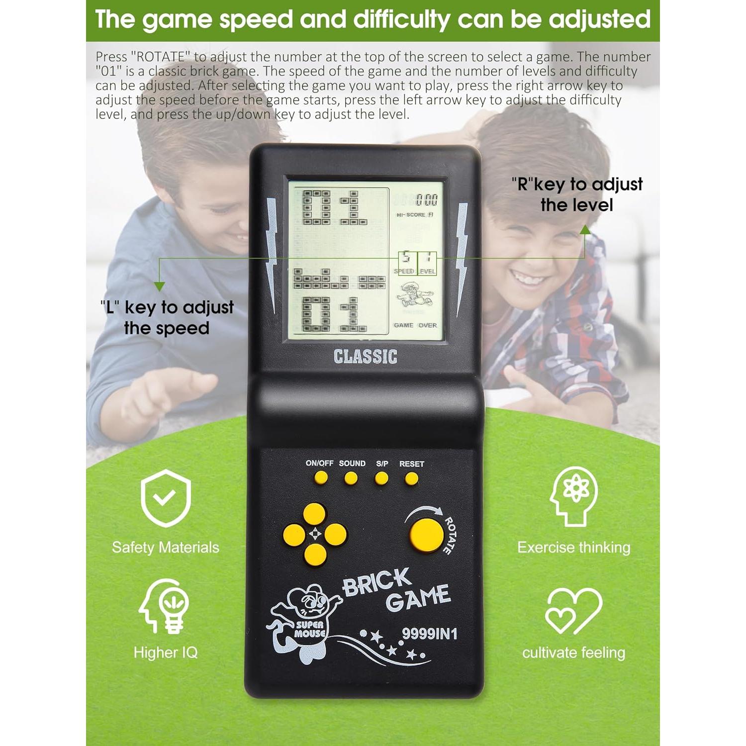 Consola de Juegos Retro HLF 3.5" LCD 23 Juegos Clásicos