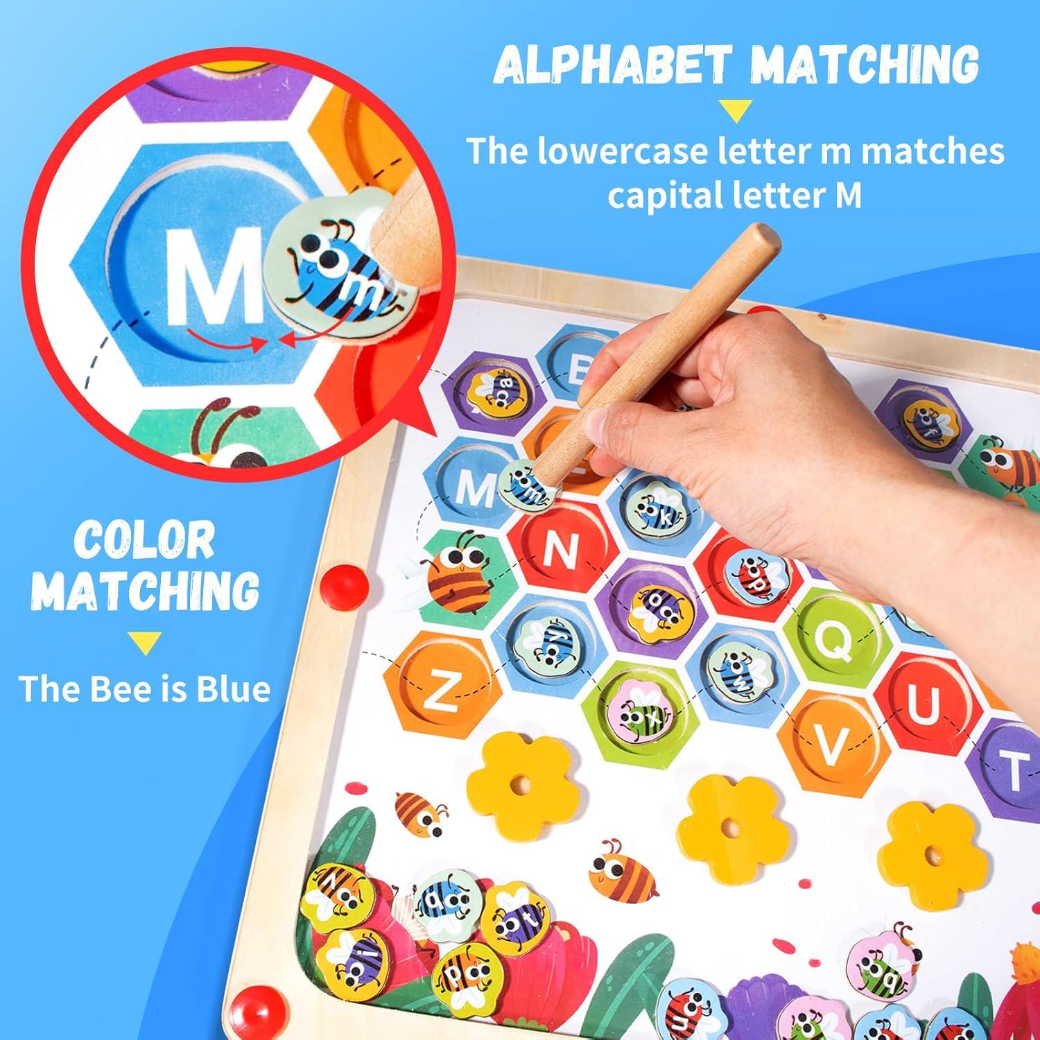 Tablero Magnético de Laberinto Alfabético RAO PING - 31.2 cm